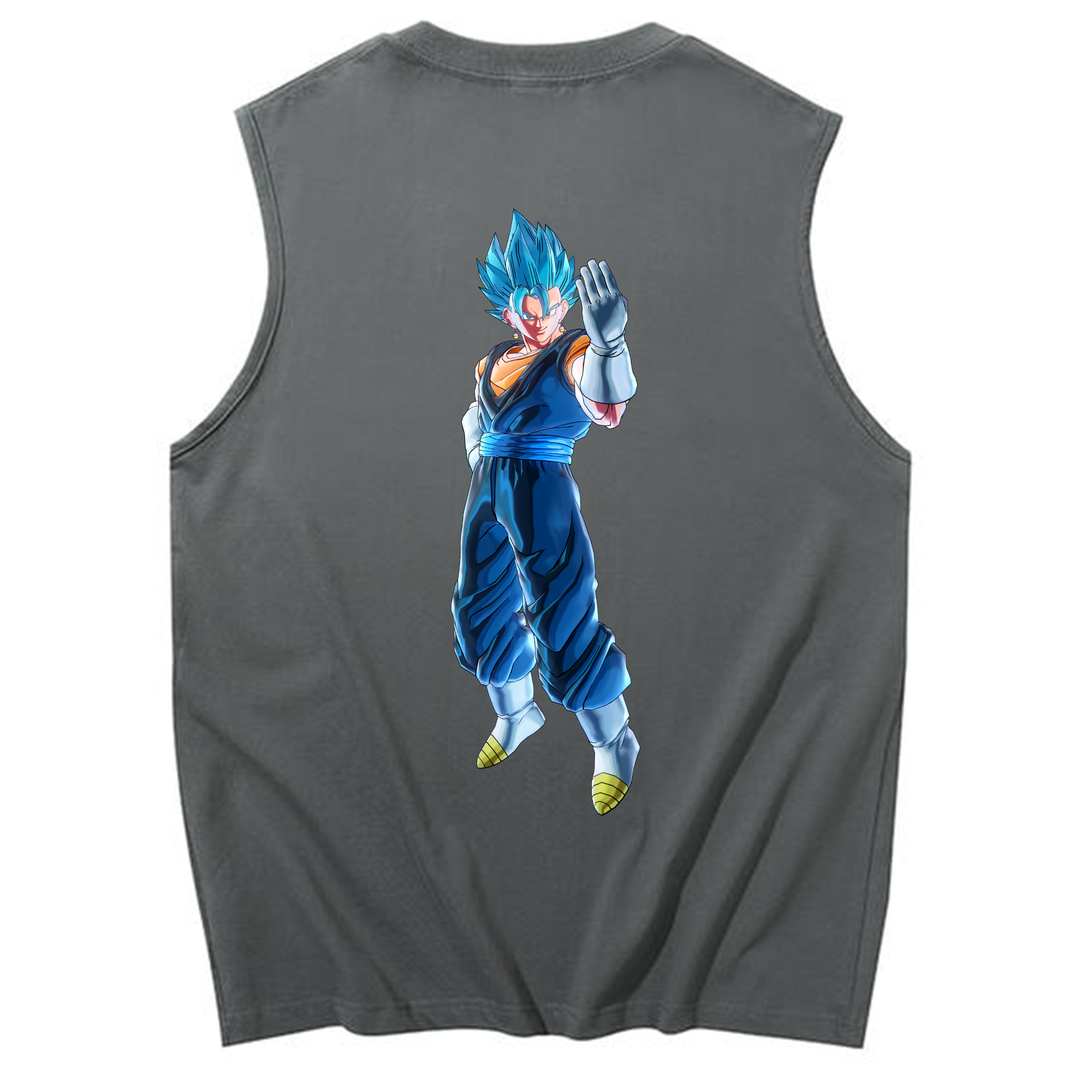 （画像用） ドラゴンボール ベジット DRAGON BALL Vegetto コットン100％タンクトップ（背面プリント）